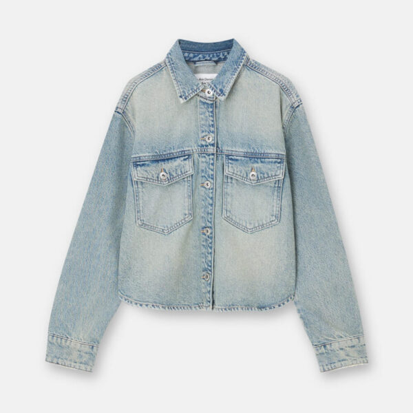Striped poplin shirt with pocket detail - Image 5